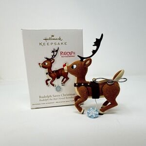 Hallmark Keepsake Rudolph Saves Christmas 2011 Ornament Red-Nosed Reindeer
